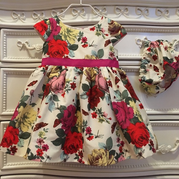 ted baker girls red dress